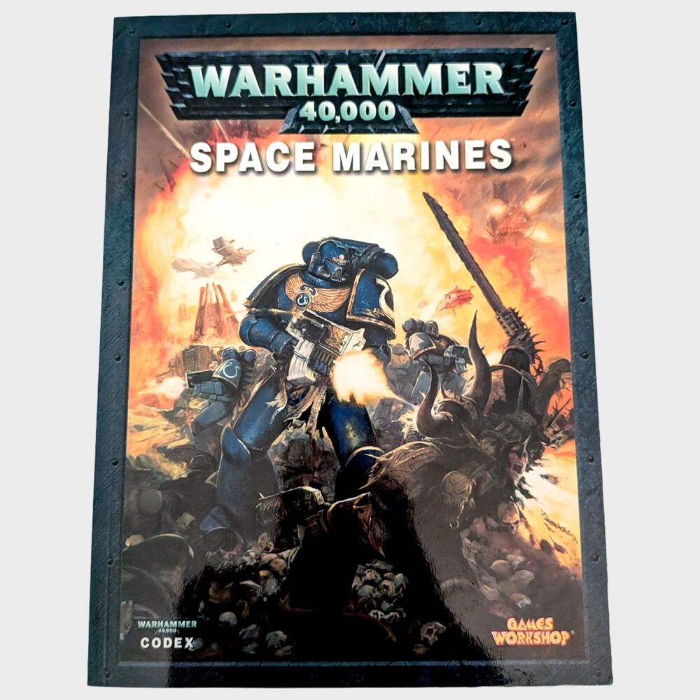 Space Marines Codex Warhammer 40K 2008 Rulebook Games Workshop Book Sci-fi Retro